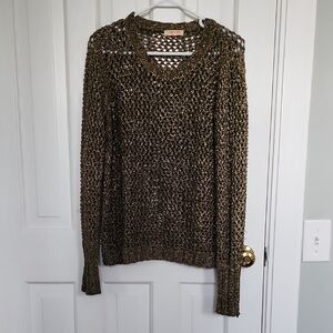 sass & bide Metallic Knit Sweater